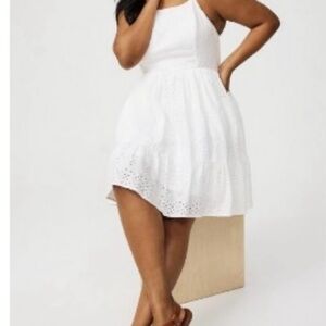 Torrid Elegant White Midi Dress